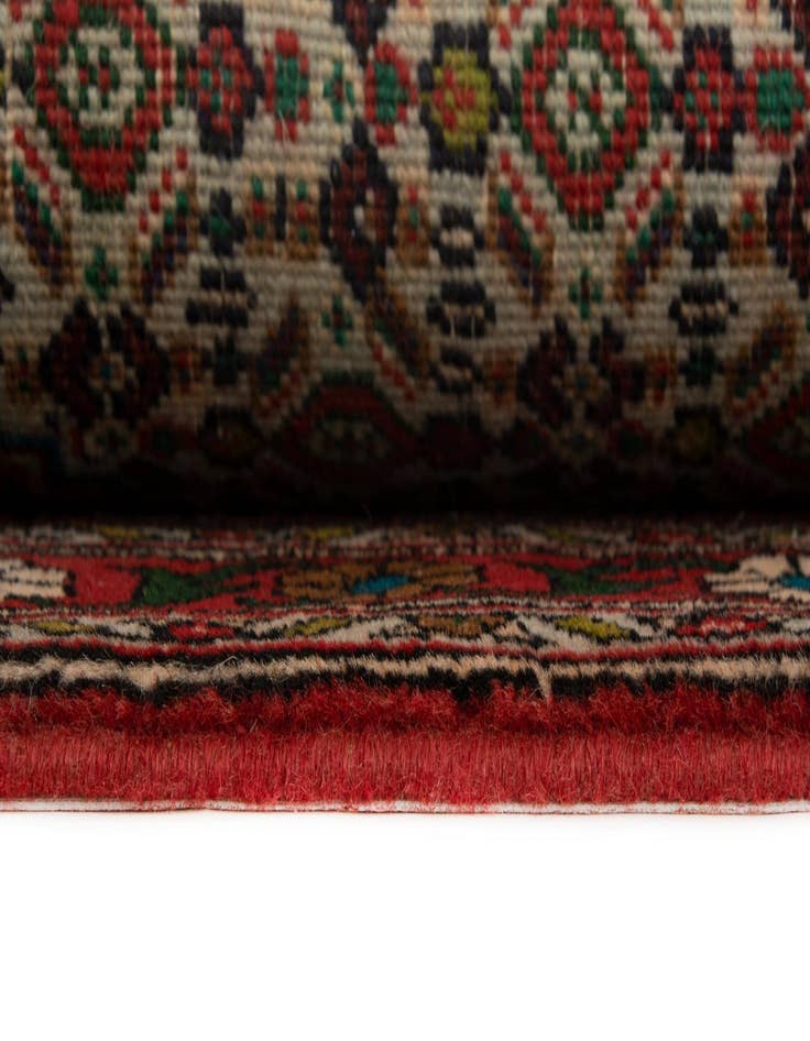 Detail image of 3' x 9' 6  Hand Knotted Ardabil Persian Wool Runner Rug