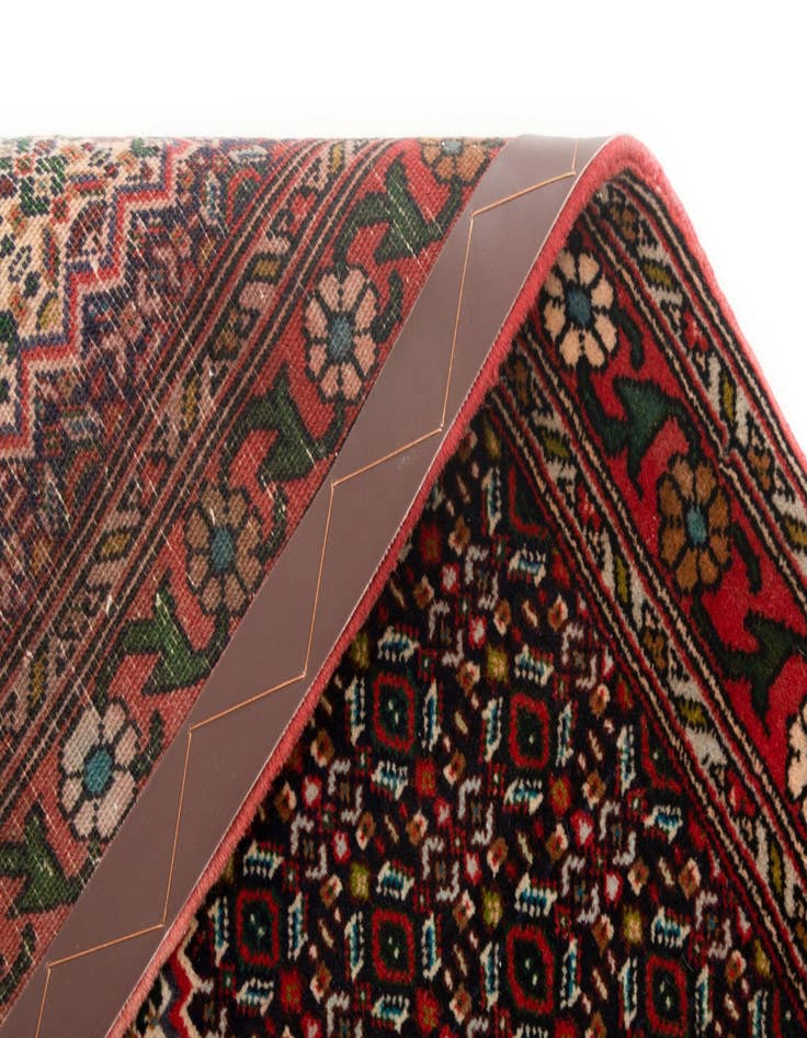 Detail image of 3' x 9' 6  Hand Knotted Ardabil Persian Wool Runner Rug