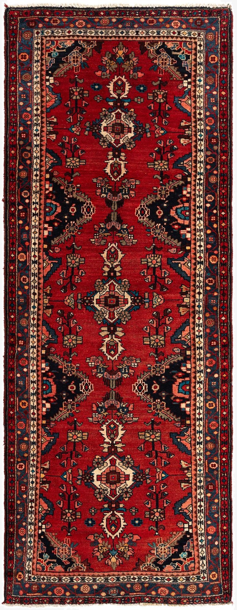 3' 7 x 9' 10 Ardabil Wool Runner Rug