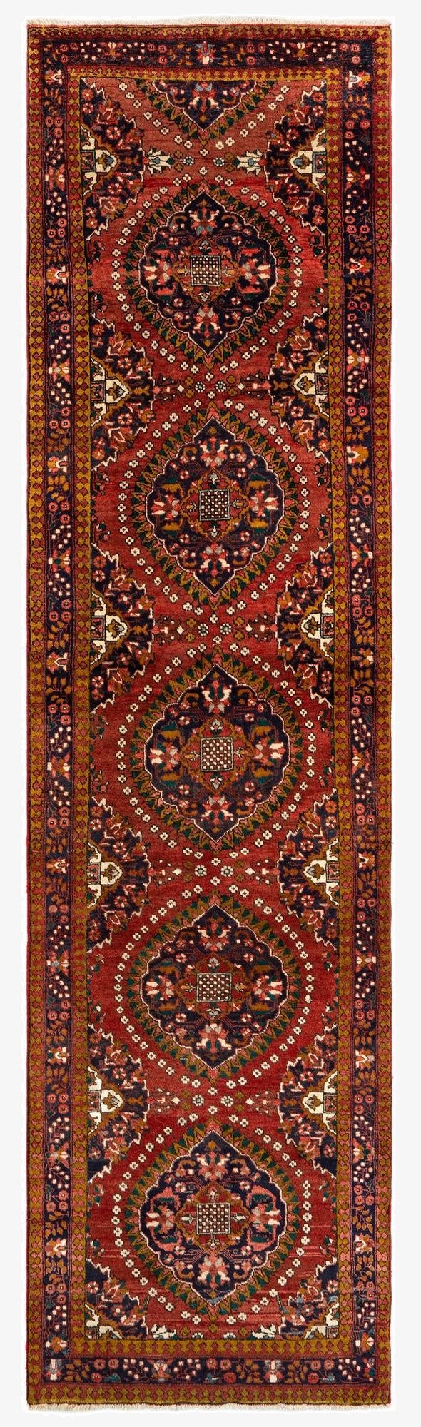 3' 7 x 14' 6 Ardabil Wool Runner Rug