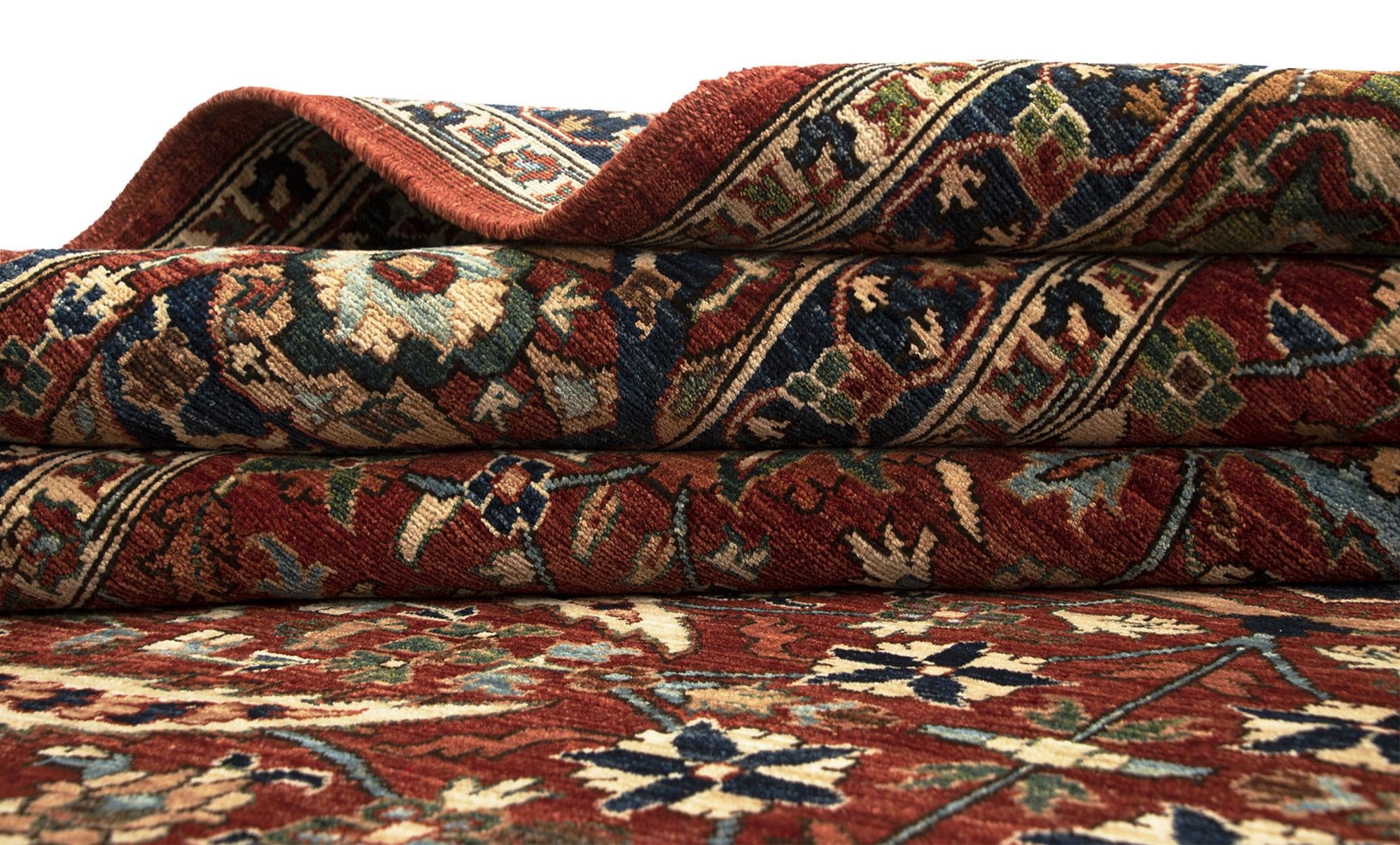 8' 2 x 13' 9 Ariana Ziegler Wool Runner Rug
