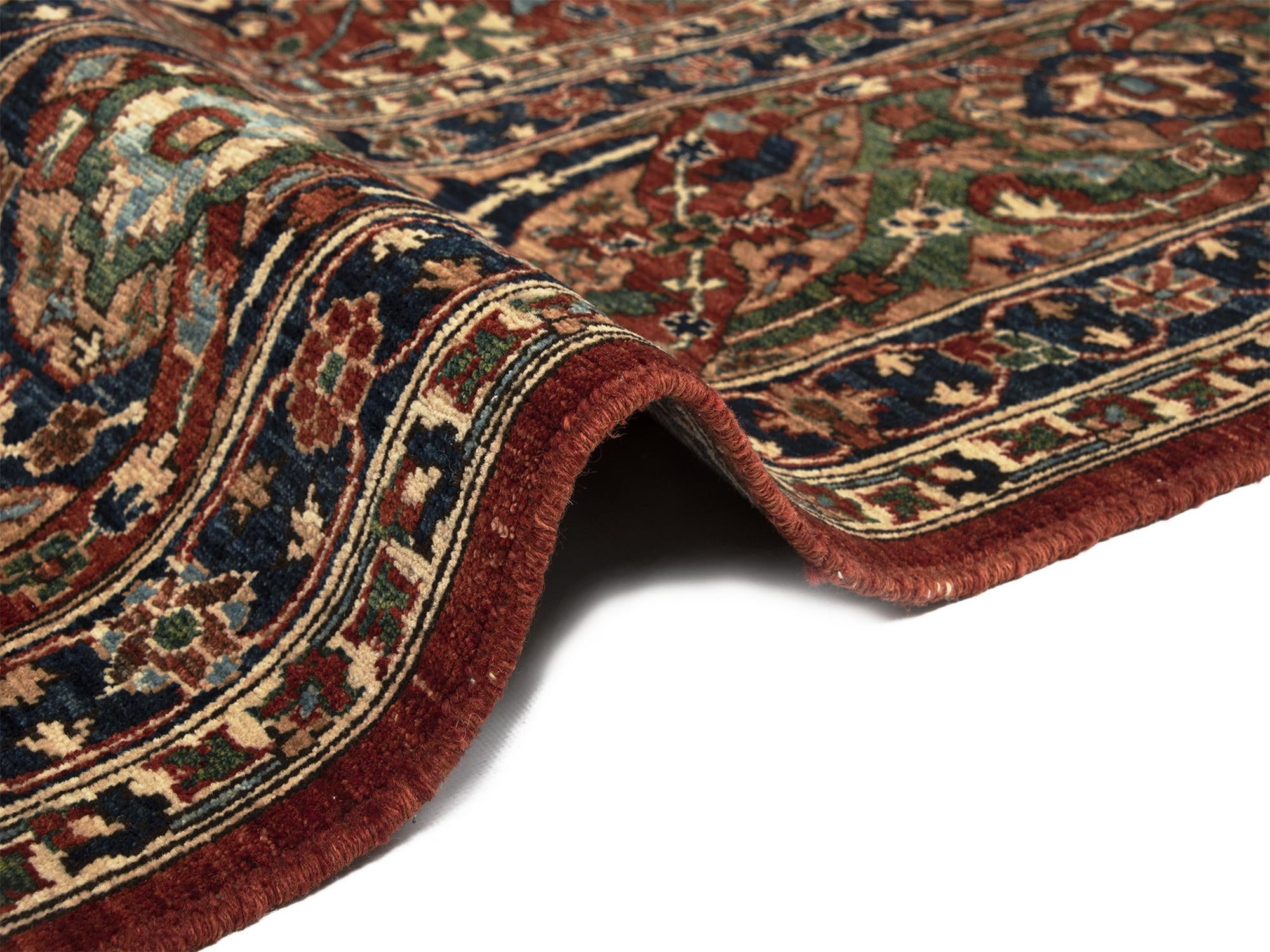 8' 2 x 13' 9 Ariana Ziegler Wool Runner Rug