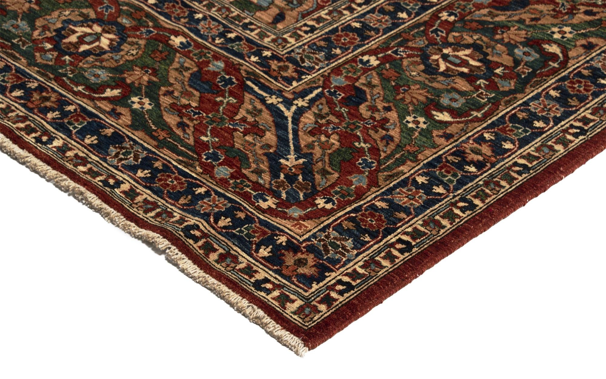 8' 2 x 13' 9 Ariana Ziegler Wool Runner Rug