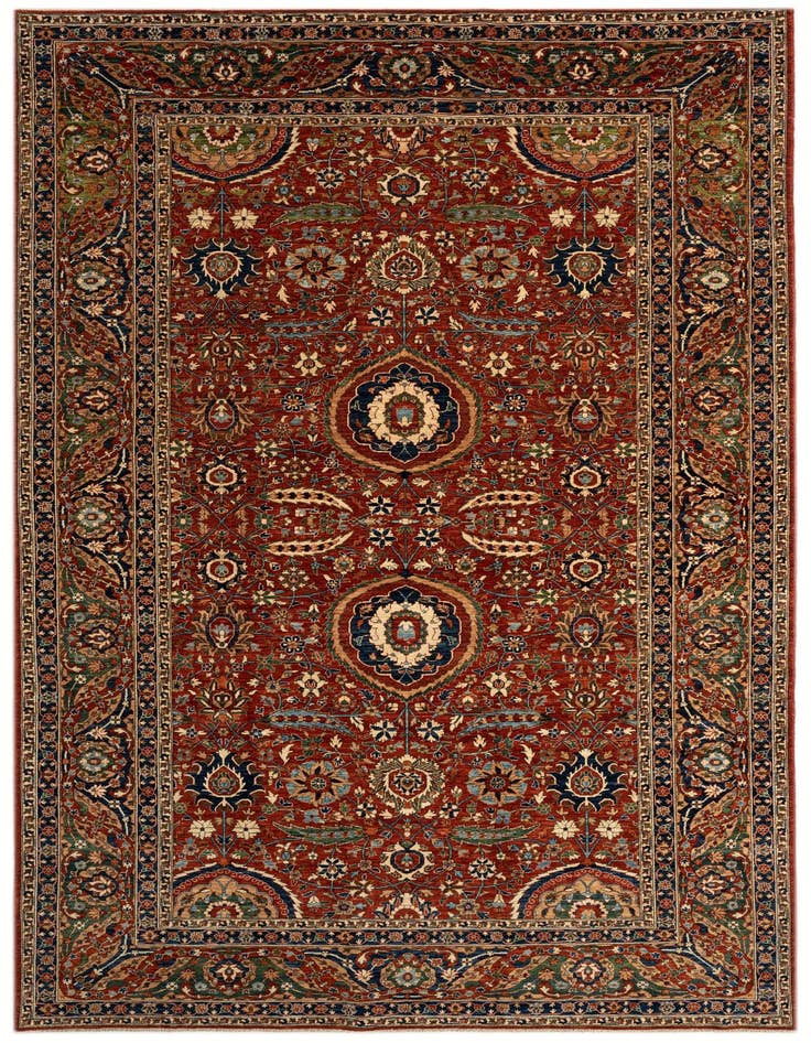 Detail image of 8' 2 x 13' 9 Ariana Ziegler Wool Runner Rug