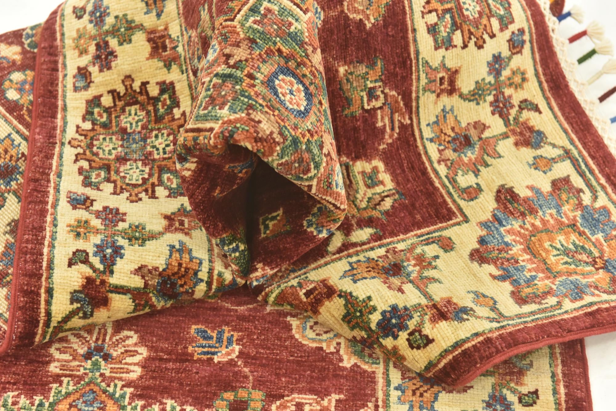 2' 8 x 9' 9 Hand Knotted Ariana Ziegler Runner Rug