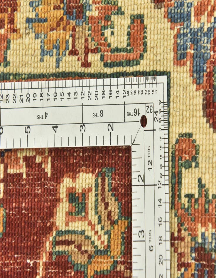 Detail image of 2' 8 x 9' 9  Hand Knotted Ariana Ziegler Runner Rug