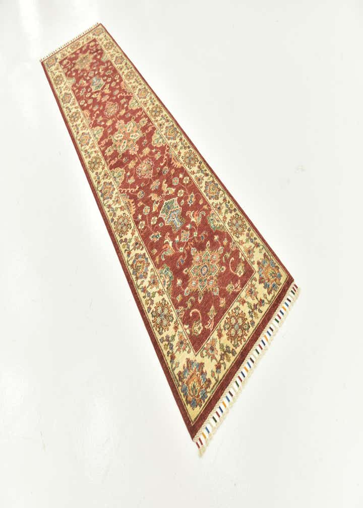 2' 8 x 9' 9 Hand Knotted Ariana Ziegler Runner Rug