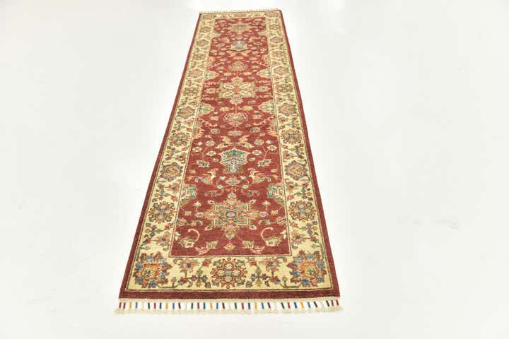 2' 8 x 9' 9 Hand Knotted Ariana Ziegler Runner Rug