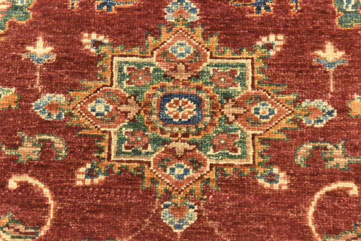 2' 8 x 9' 9 Hand Knotted Ariana Ziegler Runner Rug