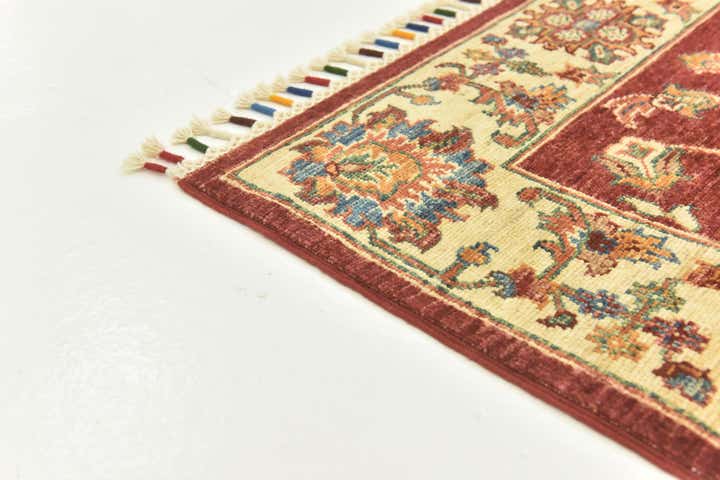 2' 8 x 9' 9 Hand Knotted Ariana Ziegler Runner Rug