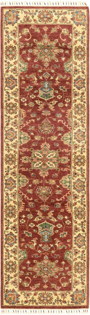2' 8 x 9' 9 Hand Knotted Ariana Ziegler Runner Rug