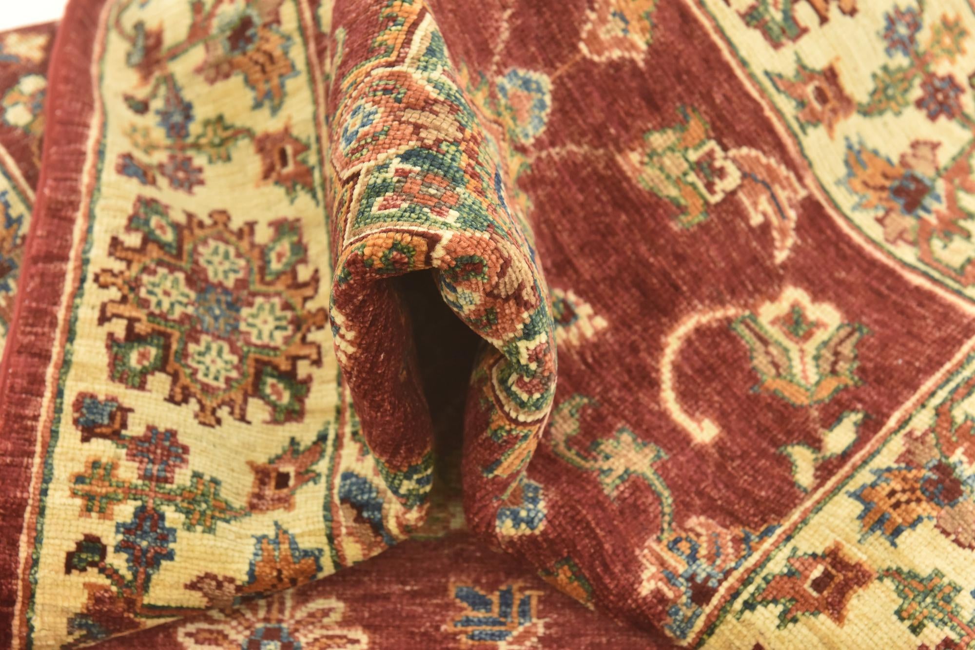 2' 7 x 9' 9 Hand Knotted Ariana Ziegler Runner Rug