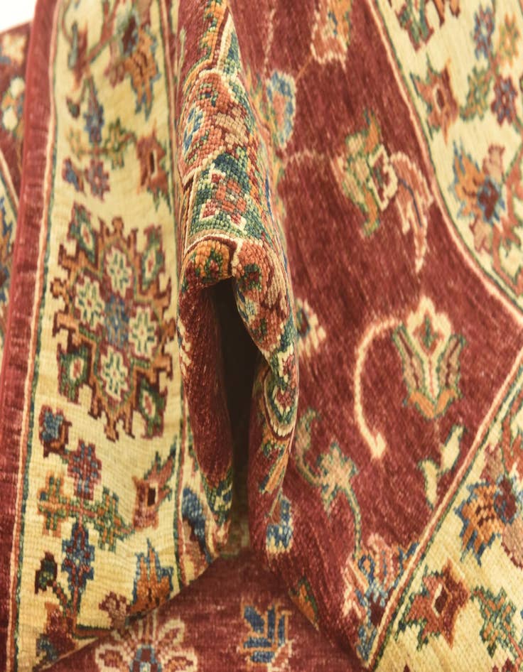 Detail image of 2' 7 x 9' 9  Hand Knotted Ariana Ziegler Runner Rug