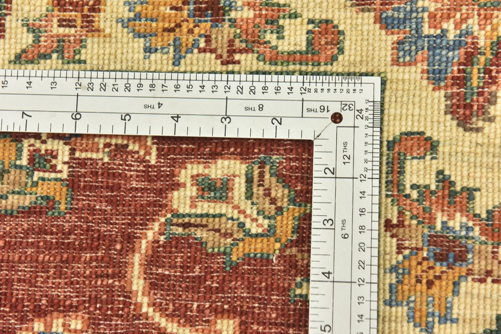 2' 7 x 9' 9 Hand Knotted Ariana Ziegler Runner Rug