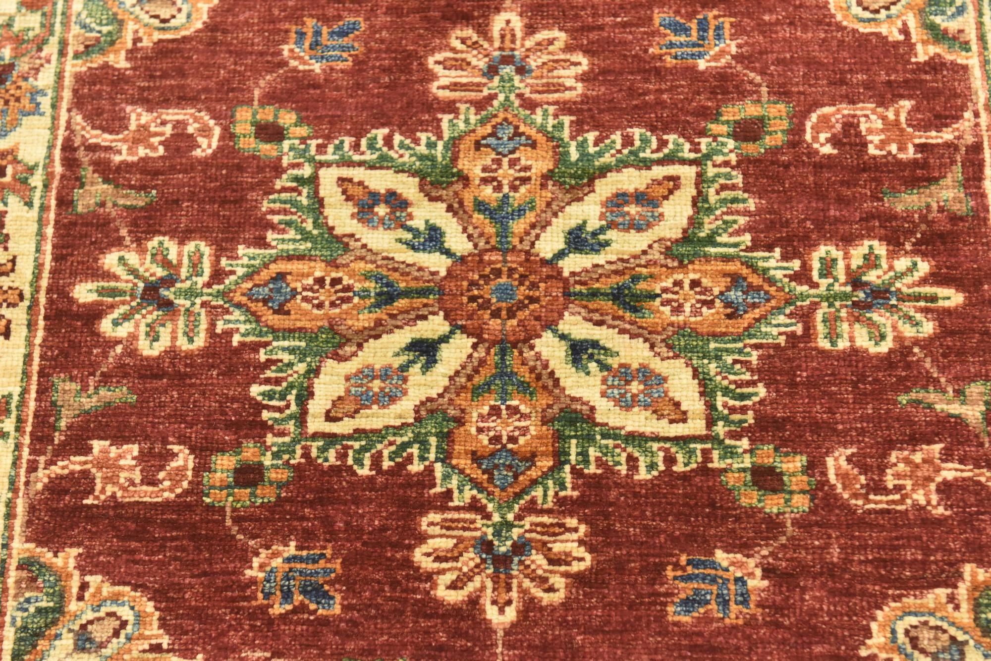 2' 7 x 9' 9 Hand Knotted Ariana Ziegler Runner Rug