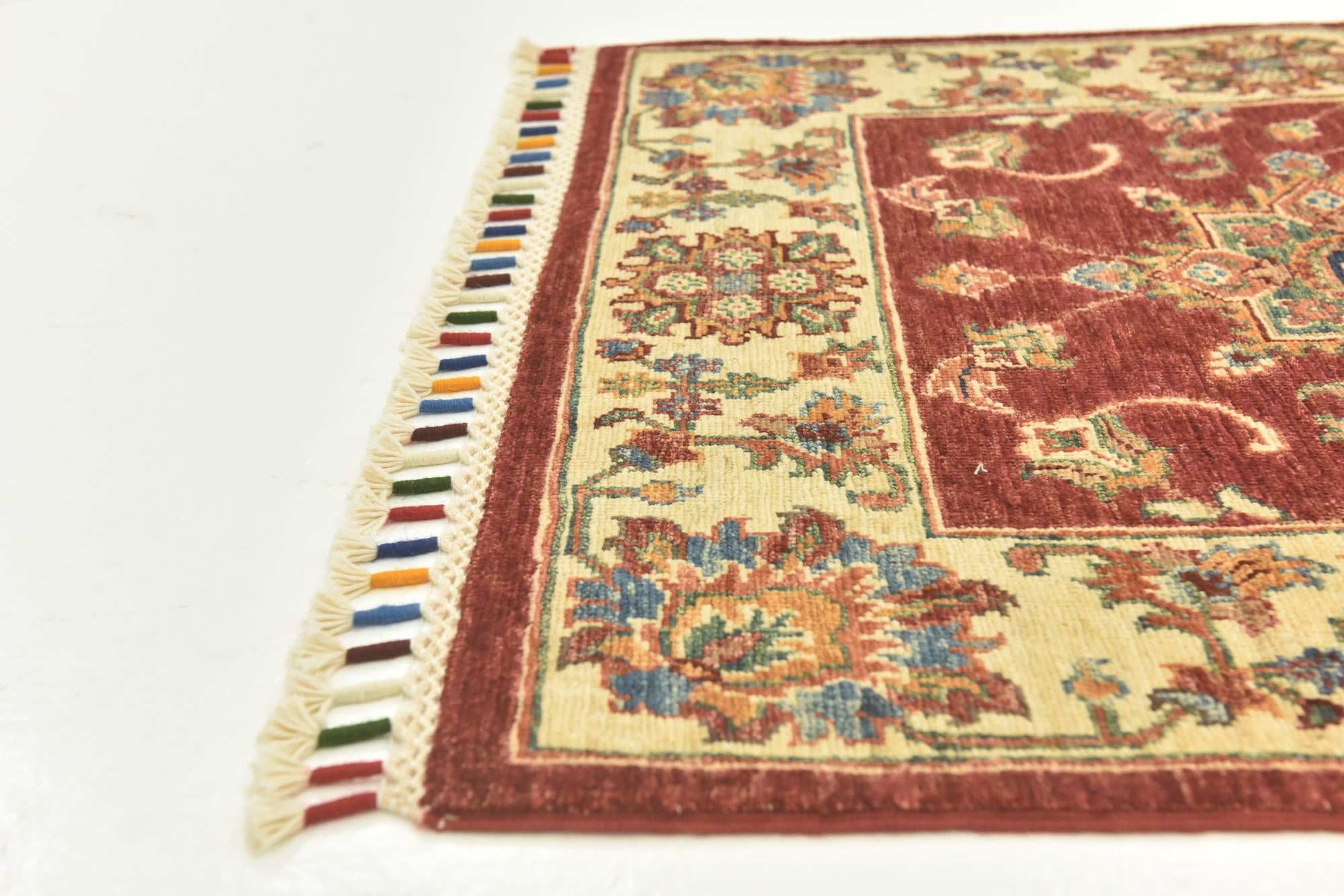 2' 7 x 9' 9 Hand Knotted Ariana Ziegler Runner Rug