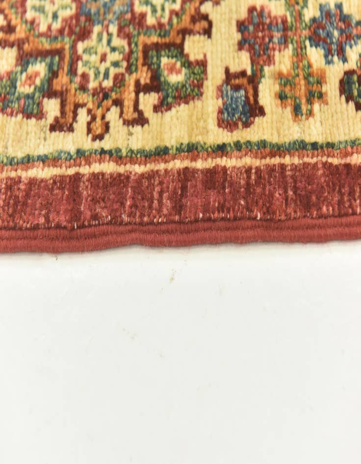 Detail image of 2' 7 x 9' 9  Hand Knotted Ariana Ziegler Runner Rug