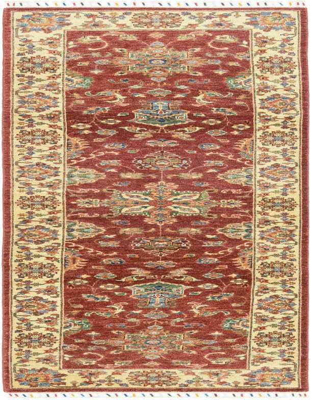 Detail image of 2' 7 x 9' 9 Hand Knotted Ariana Ziegler Runner Rug