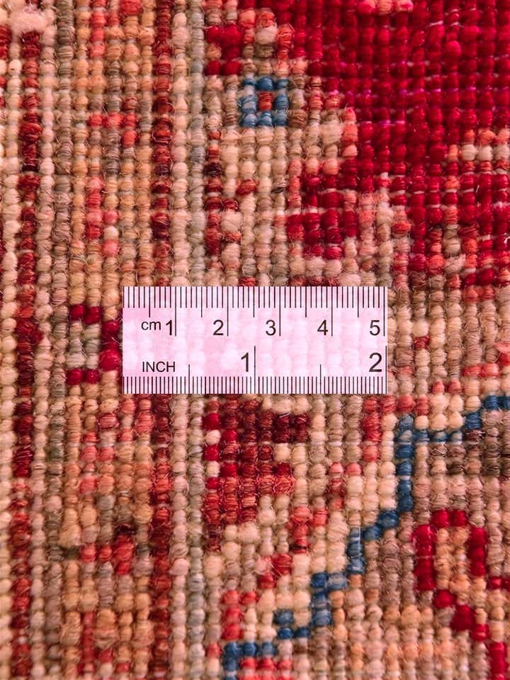 2' 8 x 8' 3 Hand Knotted Ariana Ziegler Runner Rug
