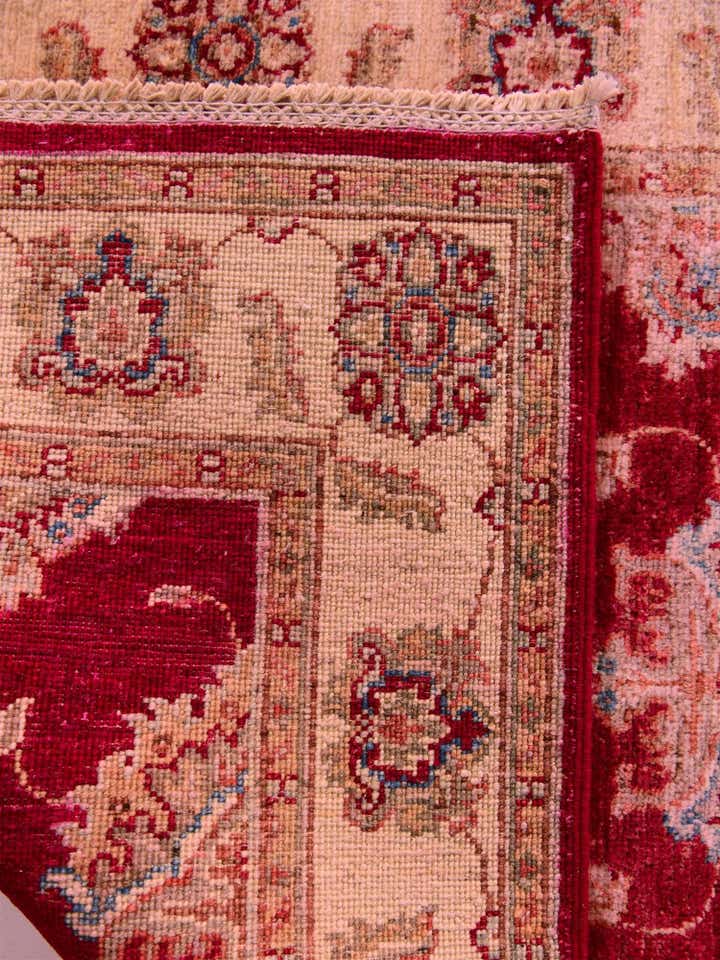 2' 8 x 8' 3 Hand Knotted Ariana Ziegler Runner Rug