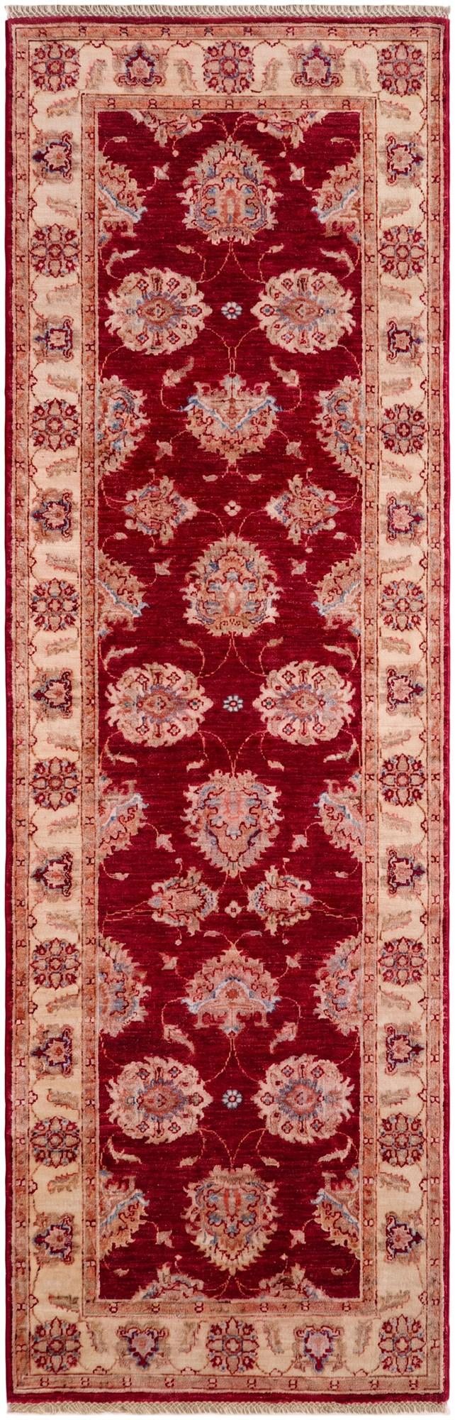 2' 8 x 8' 3 Hand Knotted Ariana Ziegler Runner Rug
