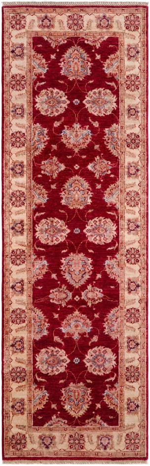 Detail image of 2' 8 x 8' 3 Hand Knotted Ariana Ziegler Runner Rug