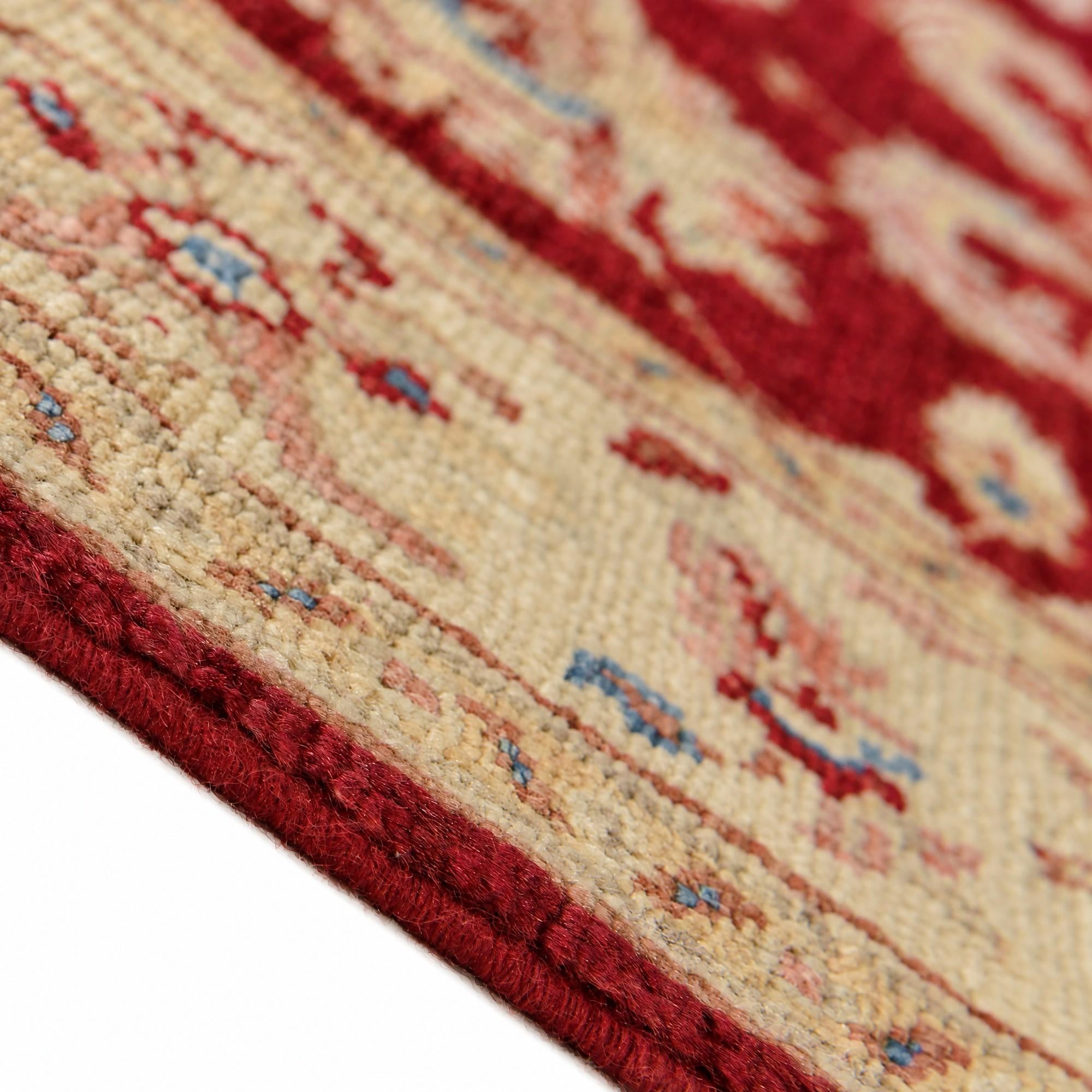 80cm x 310cm Hand Knotted Ariana Ziegler Runner Rug
