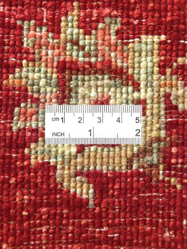 Detail image of 2' 8 x 10' 2 Hand Knotted Ariana Ziegler Runner Rug
