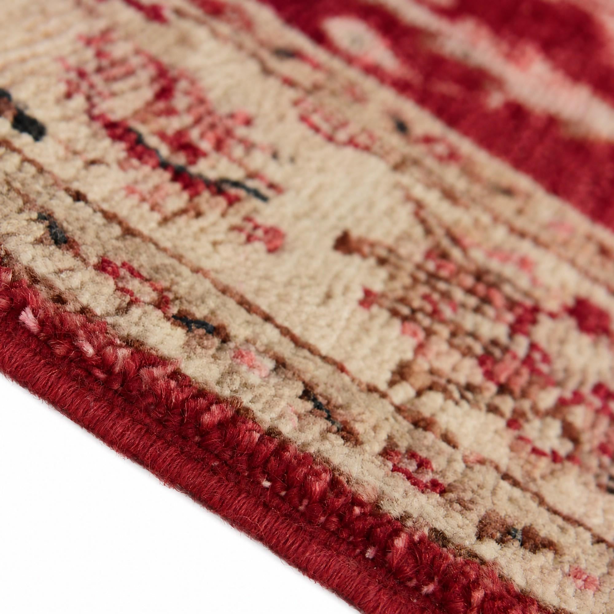 85cm x 255cm Hand Knotted Ariana Ziegler Runner Rug