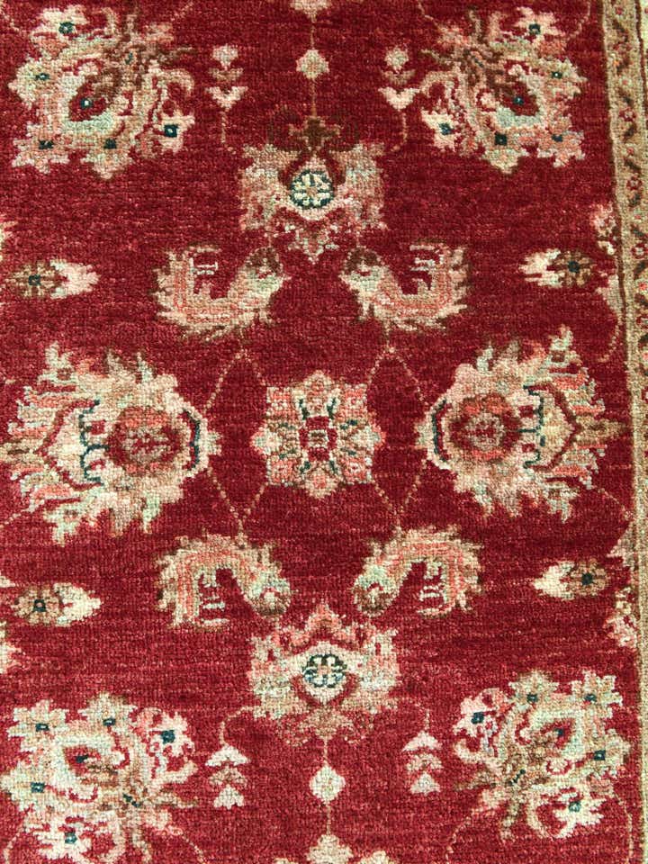 2' 10 x 8' 4 Hand Knotted Ariana Ziegler Runner Rug