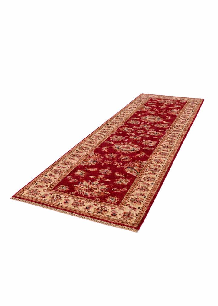 2' 9 x 9' 7 Hand Knotted Ariana Ziegler Runner Rug