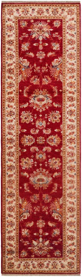 Detail image of 2' 9 x 9' 7 Hand Knotted Ariana Ziegler Runner Rug