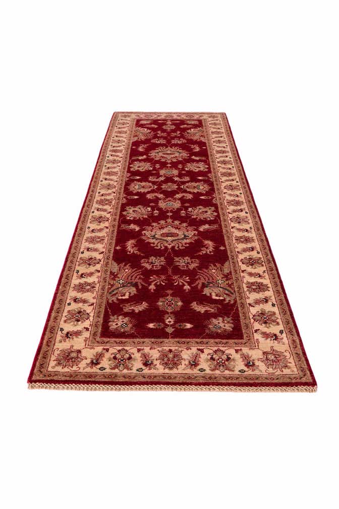 2' 9 x 8' 8 Hand Knotted Ariana Ziegler Runner Rug
