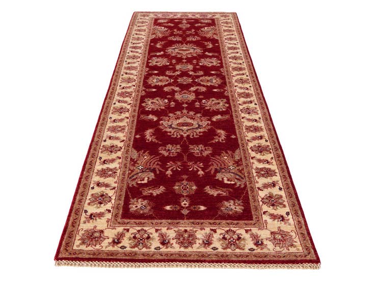 Detail image of 2' 9 x 8' 8 Hand Knotted Ariana Ziegler Runner Rug
