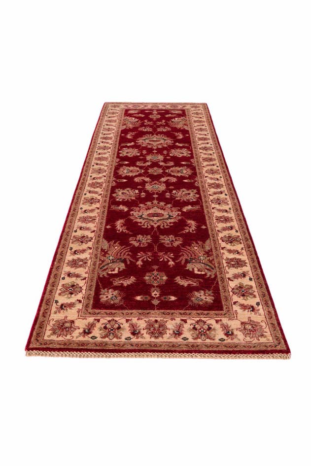 Detail image of 2' 9 x 8' 8 Hand Knotted Ariana Ziegler Runner Rug