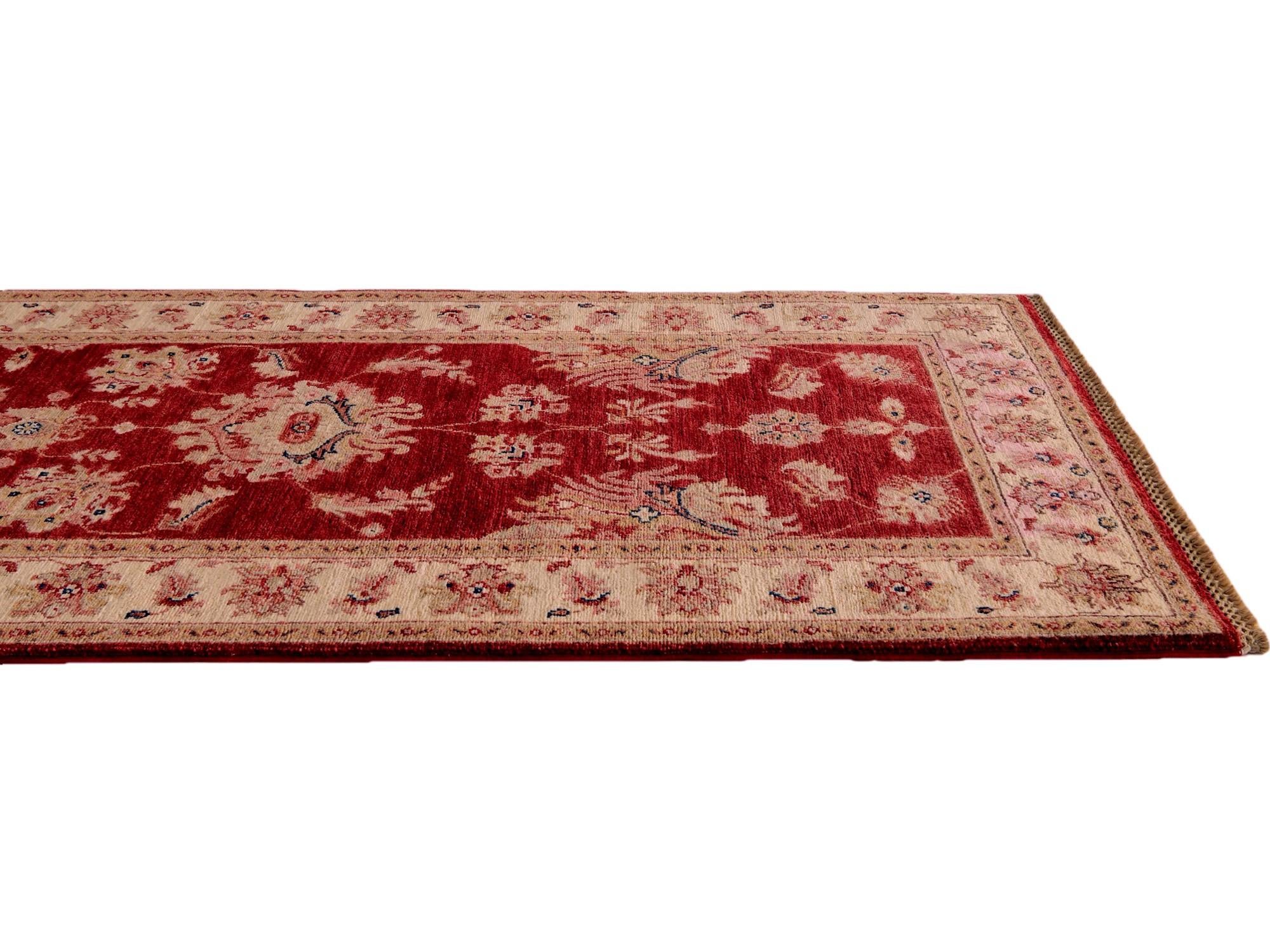 2' 9 x 8' 8 Hand Knotted Ariana Ziegler Runner Rug