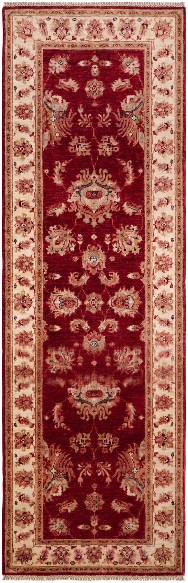 2' 9 x 8' 8 Hand Knotted Ariana Ziegler Runner Rug