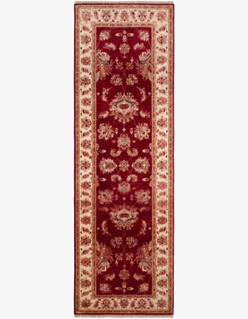 2' 9 x 8' 8 Hand Knotted Ariana Ziegler Runner Rug