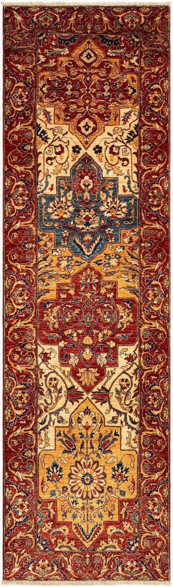 2' 9 x 9' 7 Ariana Ziegler Wool Runner Rug