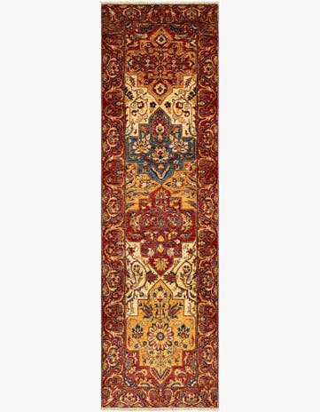 2' 9 x 9' 7 Ariana Ziegler Wool Runner Rug