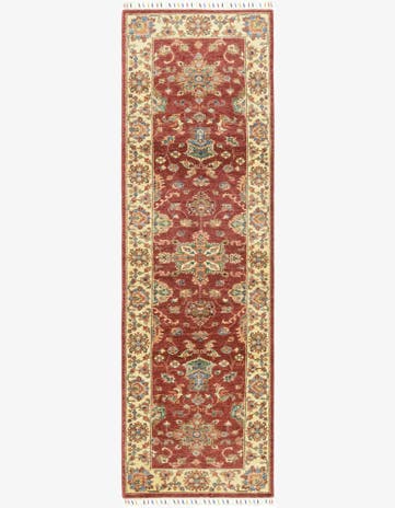 2' 7 x 9' 9 Hand Knotted Ariana Ziegler Runner Rug