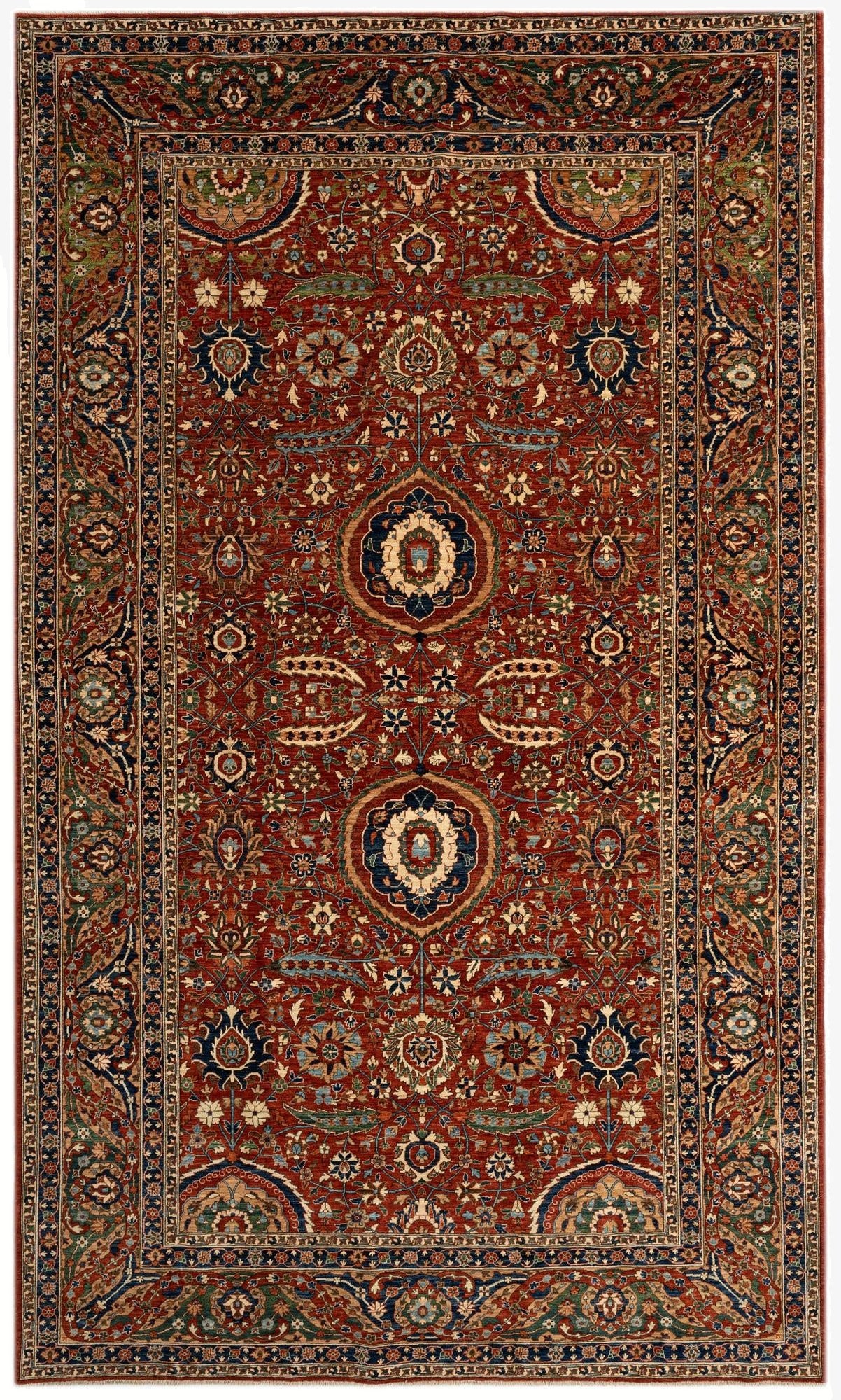 8' 2 x 13' 9 Ariana Ziegler Wool Runner Rug