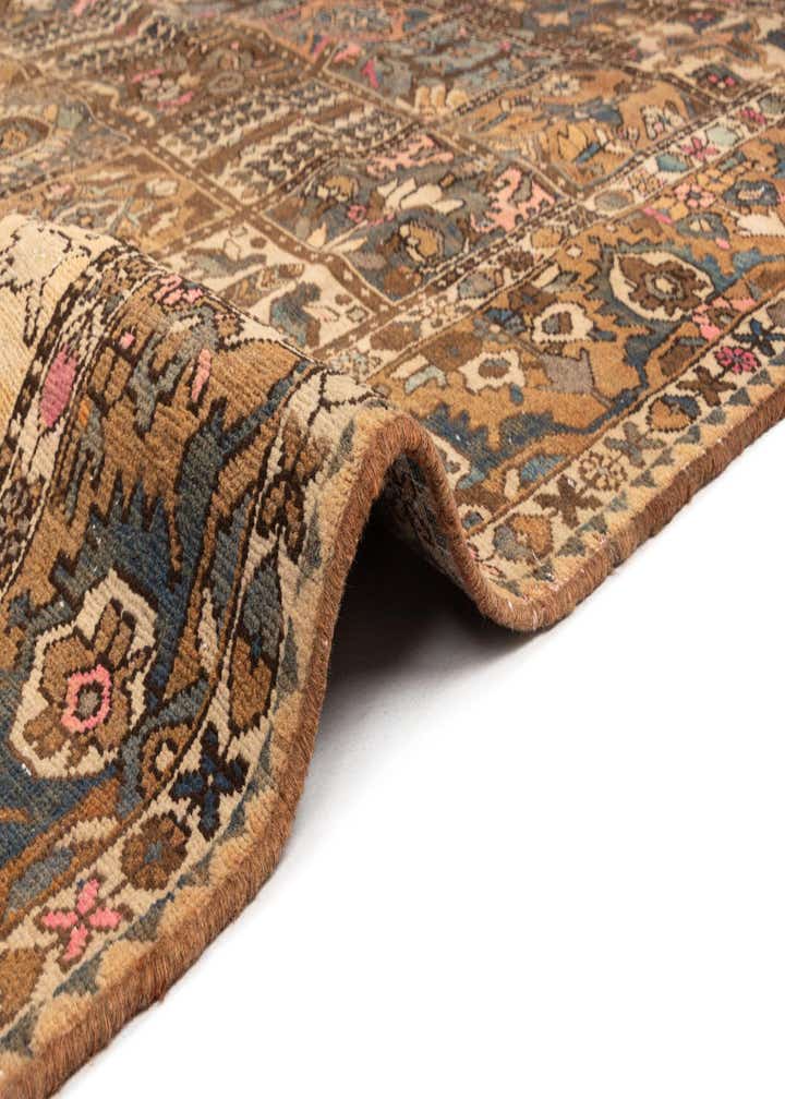 3' 8 x 10' 3 Bachtiar Wool Runner Rug