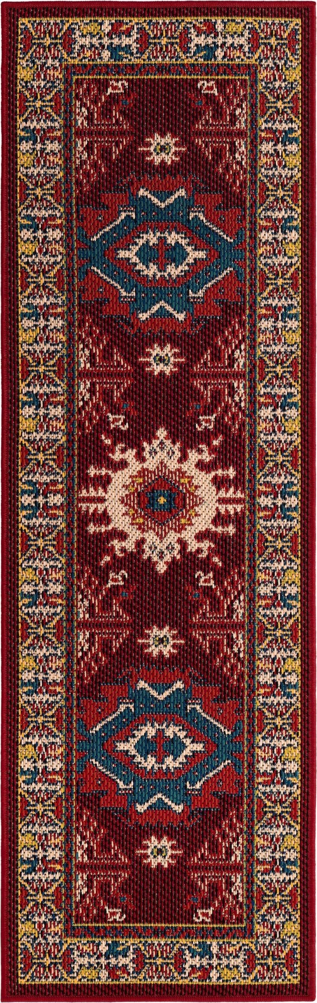 2' x 6'  Washable Baja Indoor / Outdoor Runner Rug