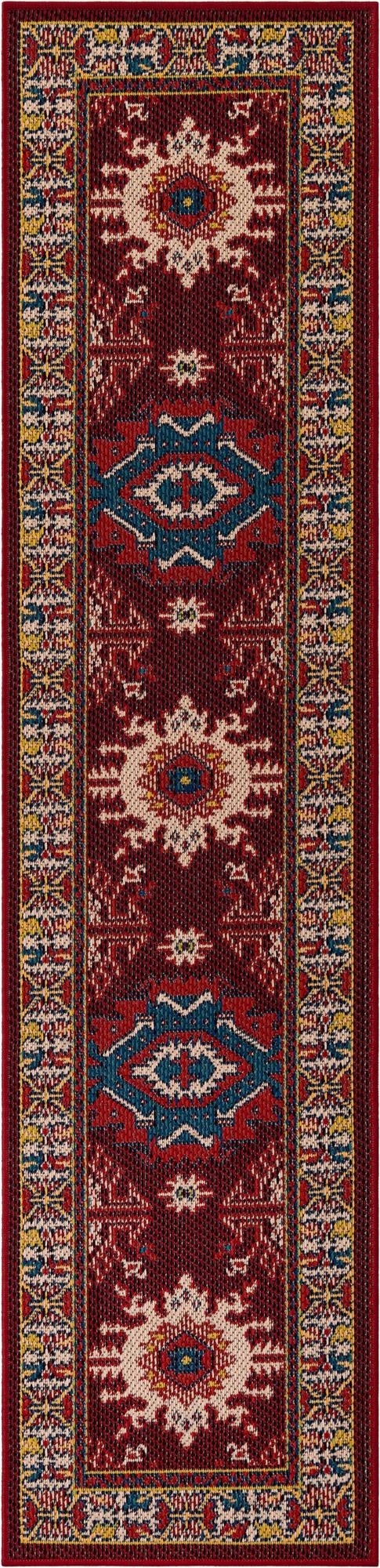 2' x 8'  Washable Baja Indoor / Outdoor Runner Rug