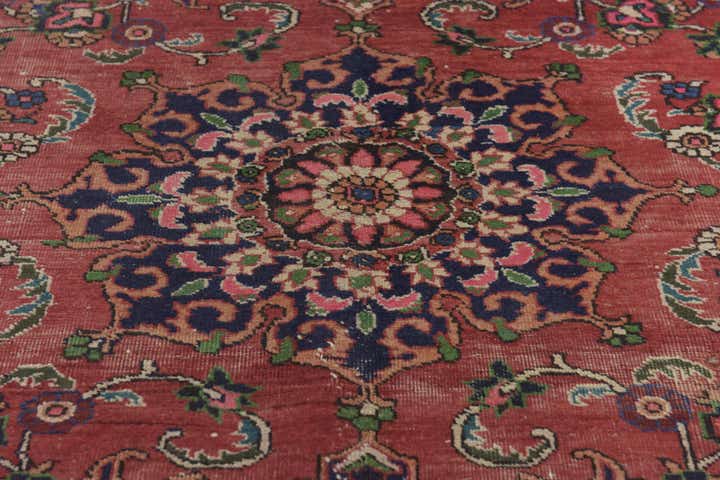 5' 7 x 10' 3 Hand Knotted Bakhtiar Persian Wool Runner Rug
