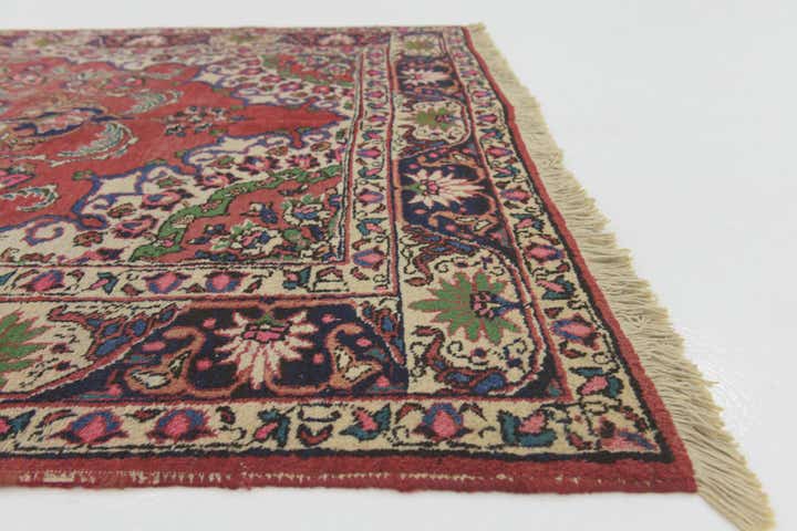 5' 7 x 10' 3 Hand Knotted Bakhtiar Persian Wool Runner Rug