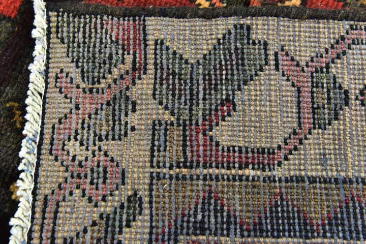 4' 8 x 9' 6 Hand Knotted Bakhtiar Persian Wool Runner Rug
