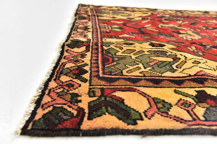 4' 8 x 9' 6 Hand Knotted Bakhtiar Persian Wool Runner Rug