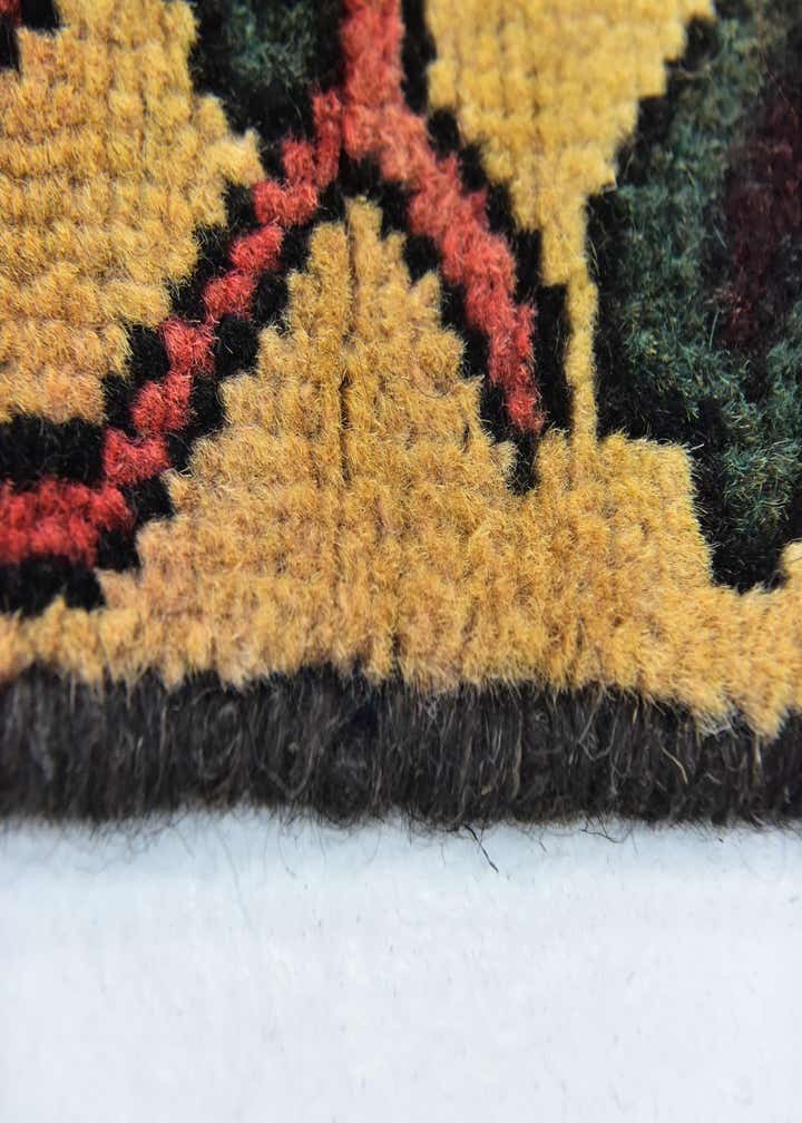 4' 8 x 9' 6 Hand Knotted Bakhtiar Persian Wool Runner Rug